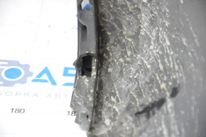 Бампер задний голый Audi A4 B8 13-16 рест под парктроники черный LZ9Y, слом креп