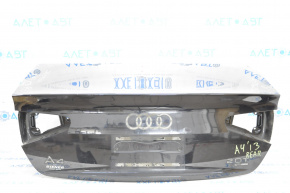 Крышка багажника Audi A4 B8 13-16 рест седан без спойлера черный LZ9Y, тычки