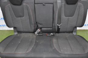 Задний ряд сидений 2 ряд GMC Terrain 14-17 тряпка черн, красн строчка, царапина, под чистку
