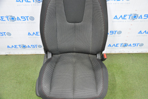 Пасажирське сидіння GMC Terrain 14-17 без airbag, хутро, ганчірка чорний, червоний рядок