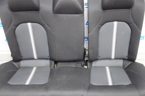 Задний ряд сидений 2 ряд Hyundai Sonata 20- тряпка чёрн с серым