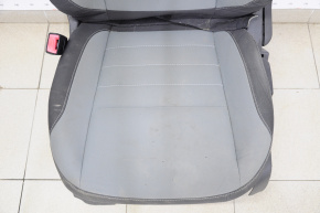 Водійське сидіння Ford Escape MK3 13-19 без airbag, ганчірка чорно-сіра, під хімч