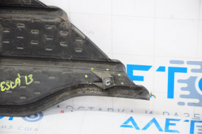 Ґрати переднього бампера права Ford Escape MK3 13-16 дорест мат, злам креп