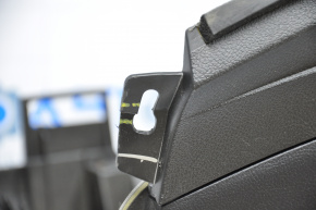 Торпедо передня панель AIRBAG Ford Focus mk3 15-18 рест чорний з накл злом креп протерт
