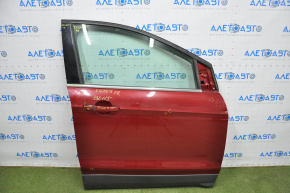 Дверь в сборе передняя правая Ford Escape MK3 13- красный RR, keyless, тычки