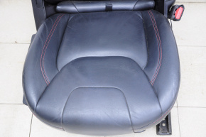 Пасажирське сидіння Jeep Cherokee KL 14-18 TRH з airbag, механіч, шкіра чорно