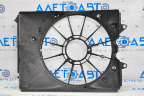 Диффузор кожух радиатора левый голый Acura MDX 14-20 слом креп