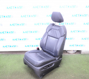 Водійське сидіння Acura MDX 16-20 з airbag, електро, шкіра чорна