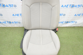 Пасажирське сидіння Hyundai Sonata 15-17 без airbag, механіч, ганчірка сіре