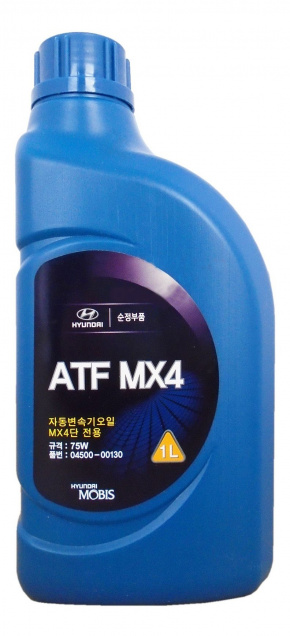 Масло трансмиссионное Hyundai ATF MX4 JWS 3314 1л полусинтетик