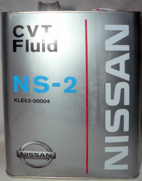 Масло трансмиссионное Nissan CVT NS-2 4л синтетик