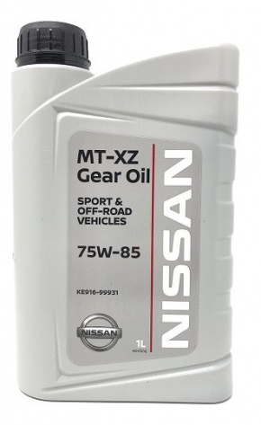 Масло трансмиссионное Nissan MT-XZ 75W-85 АКПП 1л