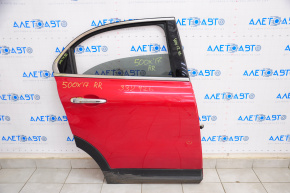 Дверь в сборе задняя правая Fiat 500X 16- красный 831, тычка