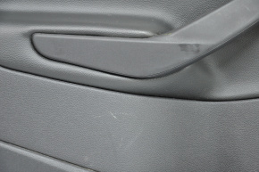 Обшивка дверей картка задня ліва Ford Escape MK3 13-16 дорест черн під динамік, подряпання