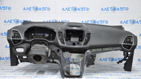 Торпедо передняя панель с AIRBAG Ford Escape MK3 13-16 дорест, тычки