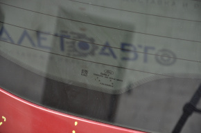 Дверь багажника голая со стеклом Ford Escape MK3 13-16 красный RR тычки