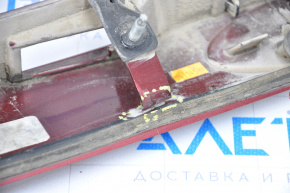Молдинг двери багажника верх с эмблемой Ford Escape MK3 13-16 дорест под камеру, надлом крепления