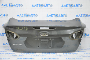 Крышка багажника Ford Focus mk3 15-18 рест 4d графит J7 вмятина