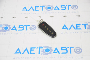 Ключ Ford Focus mk3 11-18 smart 5 кнопок, з автозапуском, поліз хром
