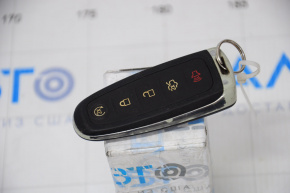 Ключ Ford Focus mk3 11-18 smart 5 кнопок, з автозапуском, поліз хром