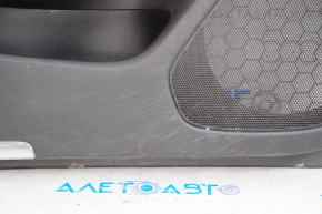 Обшивка двери карточка передняя левая Mazda 6 13-15 Sport черн, царапины
