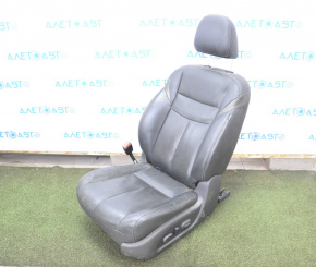 Водійське сидіння Nissan Murano z52 15-17 з airbag, електро, шкіра чорна