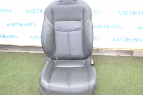 Пасажирське сидіння Nissan Murano z52 15-17 з airbag, електро, шкіра чорна