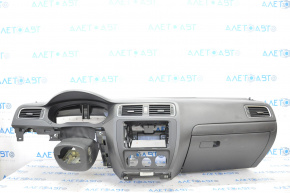 Торпедо передня панель без AIRBAG VW Jetta 11-18 USA чорна, з бардачком