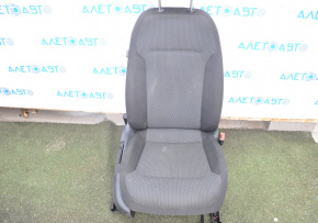 Пасажирське сидіння VW Jetta 11-18 USA без airbag, механіч, ганчірка чорн