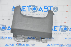 Подушка безпеки airbag колінна водійська лев Toyota Prius V 12-17 темно-сіра, потерта