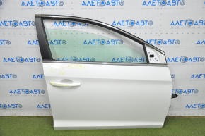 Дверь в сборе передняя правая Hyundai Sonata 15-19 белый W8, крашенная
