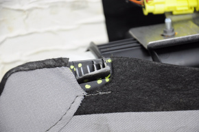 Подушка безпеки airbag сидіння зад лев Chevrolet Malibu 16- ганчір сіре, злам кріп