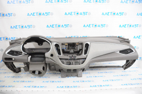Торпедо передняя панель без AIRBAG Chevrolet Malibu 16-18 серая, топляк, тычки