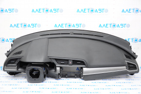 Торпедо передняя панель без AIRBAG Honda Civic X FC 16-21 черная