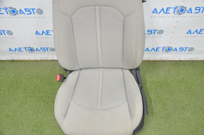 Водійське сидіння Hyundai Sonata 15-17 без airbag, механіч, ганчірка сіра