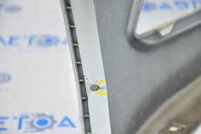 Бампер передний голый Hyundai Sonata 15-17 SE белый,слом креп,царапины,крашенный