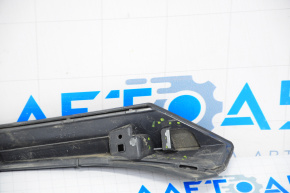 Молдинг решетки радиатора левый Honda Civic X FC 16-21 черный глянец, слом креп