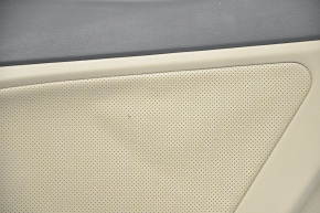 Обшивка двери карточка задняя правая Kia Optima 11-15 кожа беж, под перетяжку
