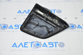 Накладка шифтера КПП с ручкой Kia Optima 14-15 рест хром, ручка под дерево, потерт хром
