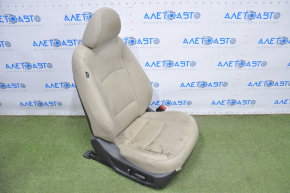 Пассажирское сидение Kia Optima 11-15 с airbag,электро, подогрев, кожа беж, надрывы