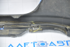 Бампер передний голый Kia Optima 14-15 рест черный, слом креп, надломы, вмятина, царапины, деланный
