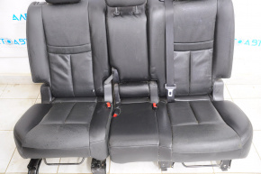 Задний ряд сидений 2 ряд Nissan Rogue 14-20 кожа черн