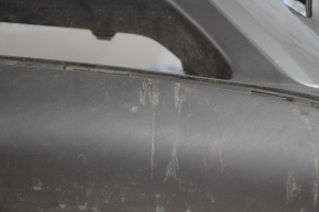 Бампер передний голый Nissan Rogue 14-16 графит, надлом, царапины