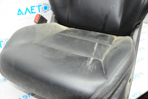 Водійське сидіння Mercedes CLA 14-19 без airbag,електро,шкіра чорн,топляк,не працюють мотори