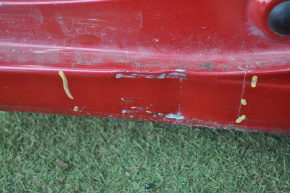 Чверть крило задня ліва Dodge Dart 13-16 червона, зам'ятий поріг, тички