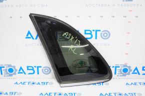 Форточка глухое стекло задняя левая Mitsubishi Outlander Sport ASX 16- молдинг хром, стекло черный оттенок