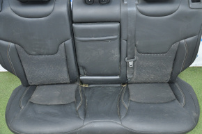 Задний ряд сидений 2 ряд Jeep Compass 17- комбинированный кожа черн