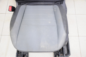 Сидіння водія Ford Escape MK3 13-19 без airbag, електро, ганчірка, чорно-сір, під чищення