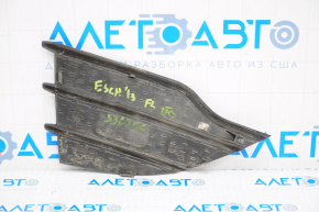 Решетка переднего бампера левая Ford Escape MK3 13-16 дорест мат, слом креп