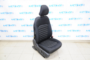 Пасажирське сидіння Ford Fusion mk5 13-16 без airbag, електро, ганчірка чорн